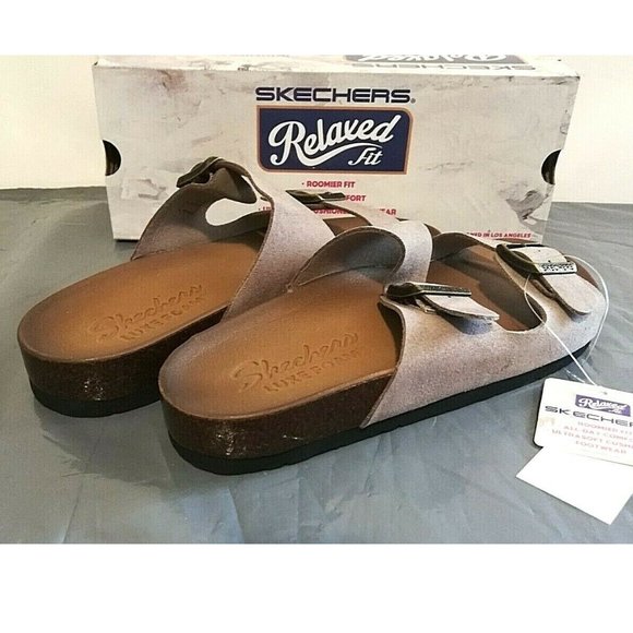 skechers relaxed fit with luxe foam sandals